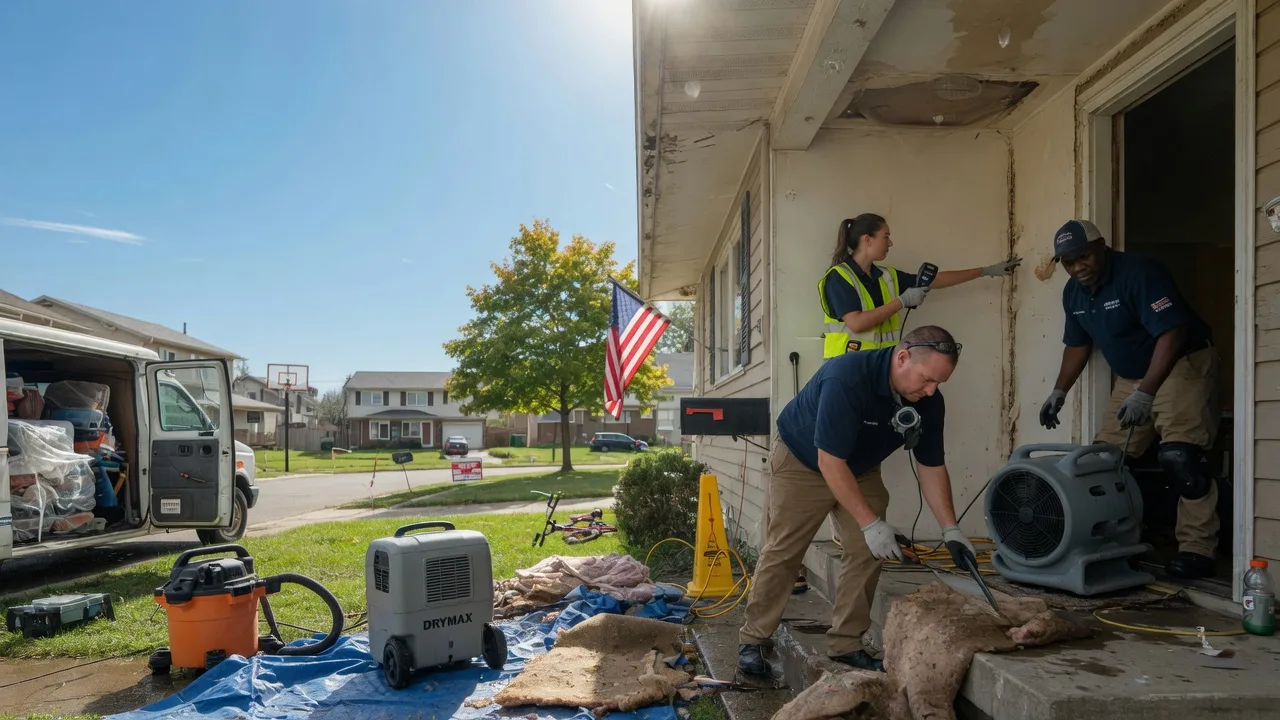 Water Damage Restoration in Bourbon, IN near me